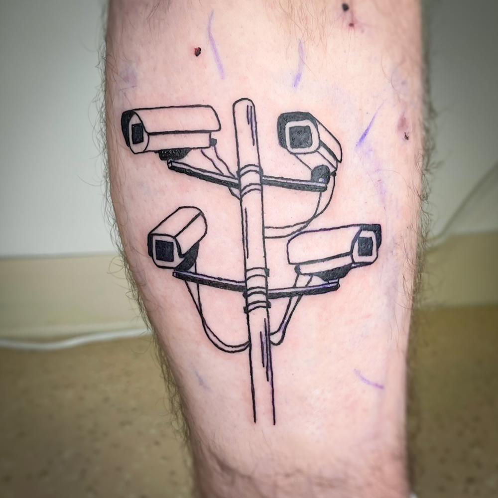 Hautbemaler - Tattoo Motiv - Fossil Skelett